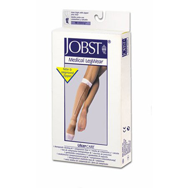 Jobst UlcerCare Non-Zippered Open Toe Knee Highs X-Large with 2 liners and 1 stocking