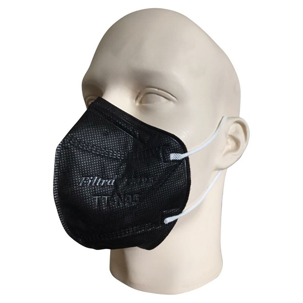 Filtra Pm 2.5 N95 Mens Air Pollution Mask - Black - Image 2