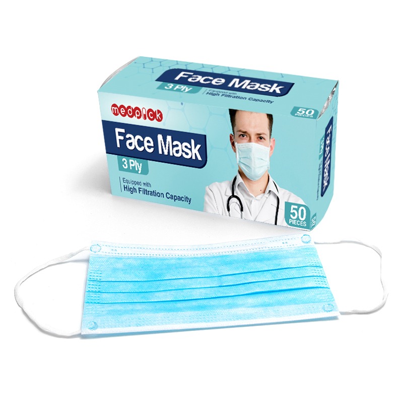 DISPOSABLE MASK - MEDPICK 3 PLY MASK