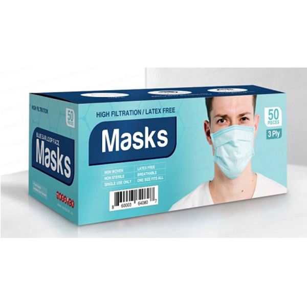 3 Ply Mask - 1 Box(50 Pcs) - Image 2