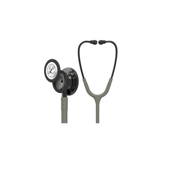 3M Littmann Classic III Stethoscope - Dark Olive Green with Smoke Finish 5812