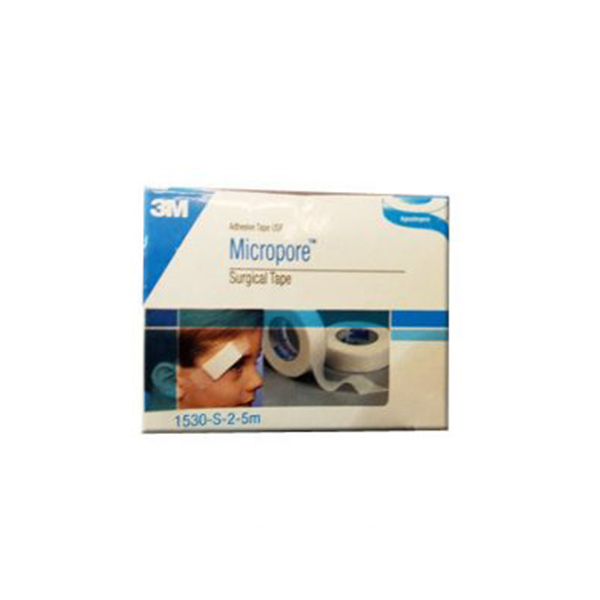 3M Micropore Paper Surgical Tape, Individual Pack -1530S-2