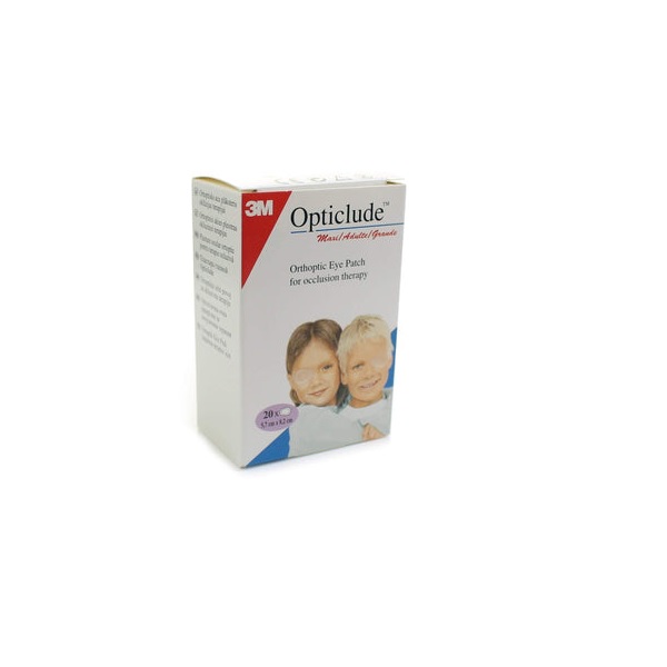3M Opticlude Orthoptic Eye Patch for Adults - 3 Pack