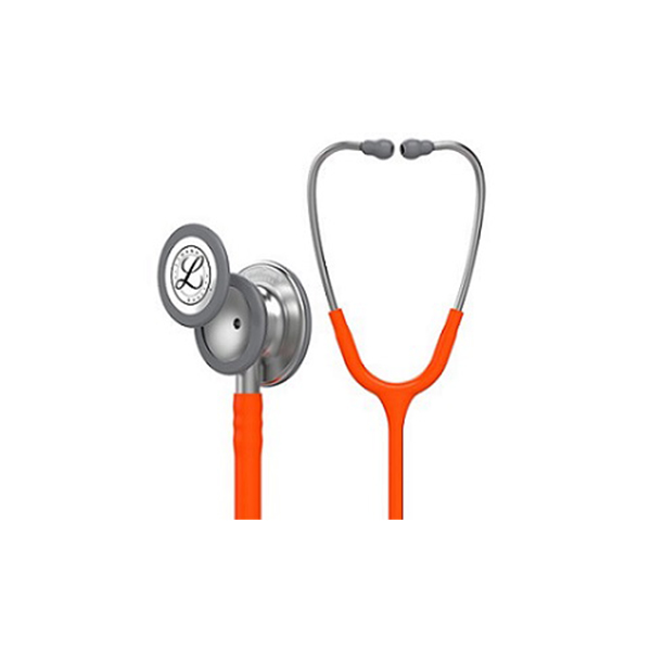3M™ Littmann® Classic III™ Monitoring Stethoscope, 5629, orange tube, 27 in (69 cm