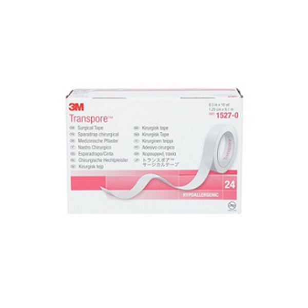 3M™ Transpore™ Medical Tape, 1527-1, 1 in x 10 yd