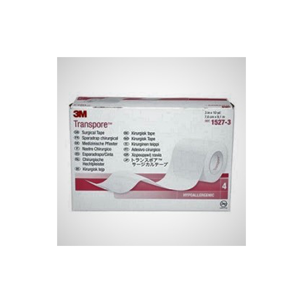 3M™ Transpore™ Medical Tape, 1527-3, porous, clear, 3 in x 10 yd