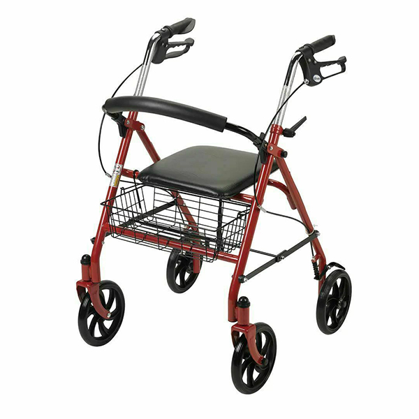 4 Wheel Rollator with footrest