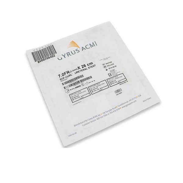 ACMI Sof-Curl Ureteral Stent, 7 Fr, 26 cm
