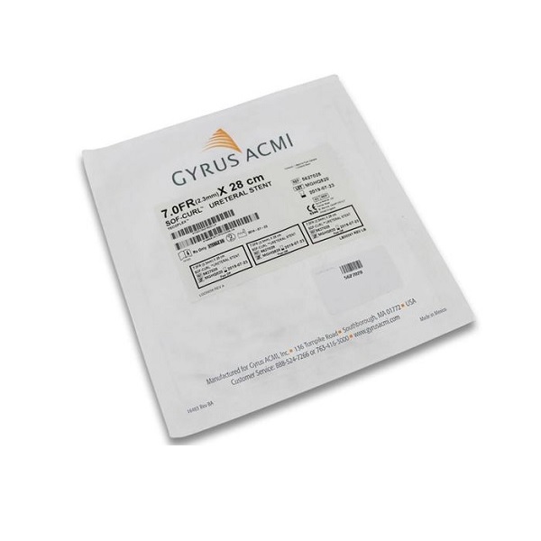 ACMI Sof-Curl Ureteral Stent, 7 Fr, 28 cm