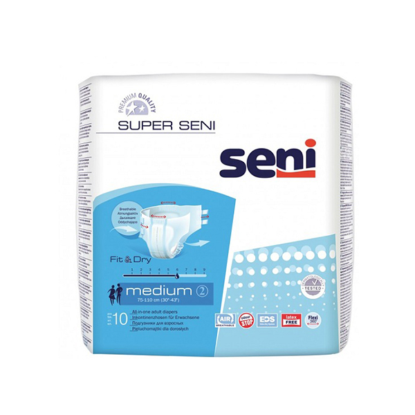 Adult Diapers Super Seni A10-Medium