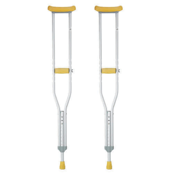 Aluminum Underarm Crutches with Aadjustable height