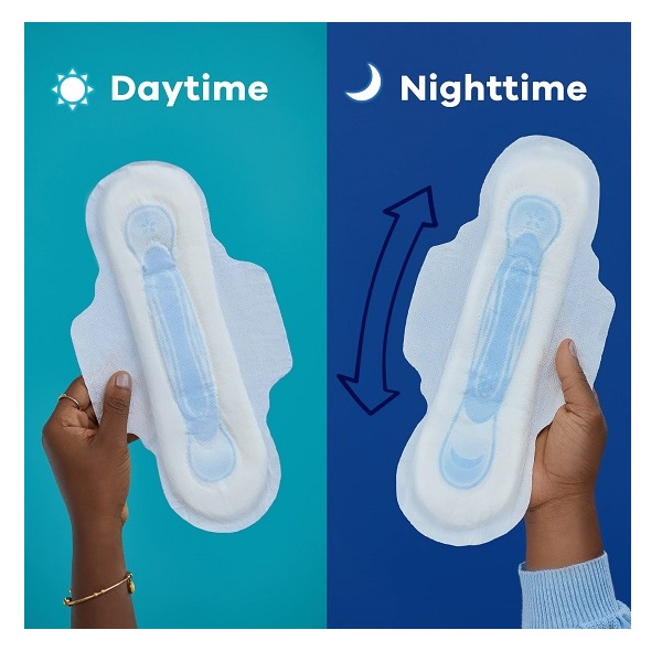 Always Maxi Overnight W/Flexi-Wings Unscented Pads , 33 Count - Image 3
