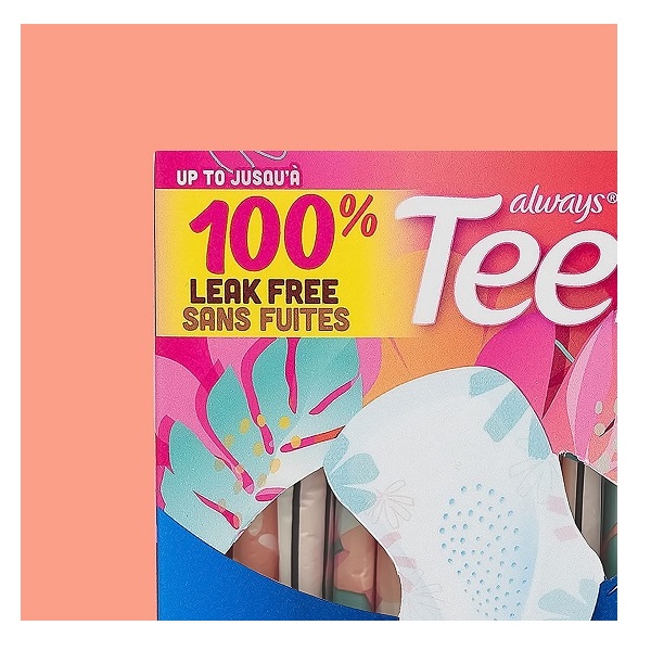 Always Totally Teen Radiant Infinity Pads 28 Count - Image 3