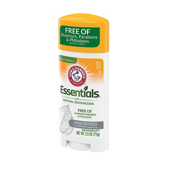 Arm & Hammer Essentials Natural Deodorant, Unscented 2.5oz (Packaging May Vary) - Image 11