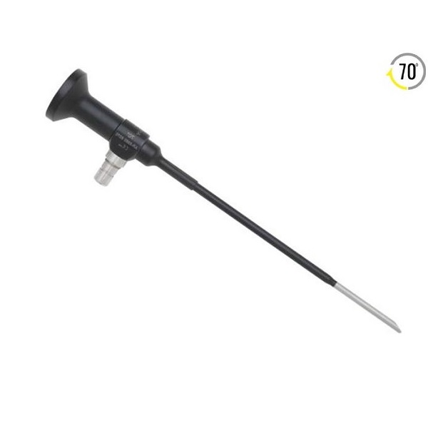 Arthrex 4.0 mm 70º HD Sheathless Autoclavable Arthroscope, Eyepiece, 138 mm