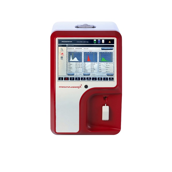 Mispa Count X Automated 3-Part Differential Hematology Analyzer (3 Part Differential Cell Counter)