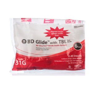 B.D Insulin Syringe U40 10's Pa 31G-6mm