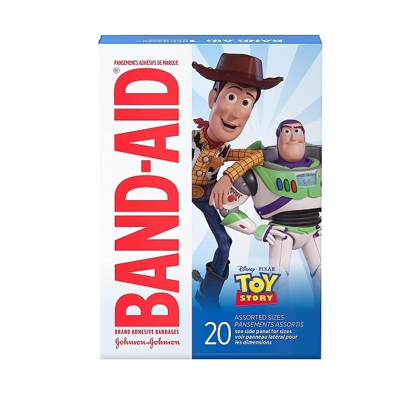 Band-Aid Brand Adhesive Bandages Assorted Sizes, 20 Count (Toy Story)