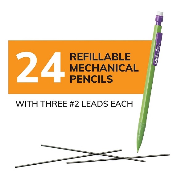 BIC Mechanical Pencil with Colorful Barrels - Pack of 24 - Image 2
