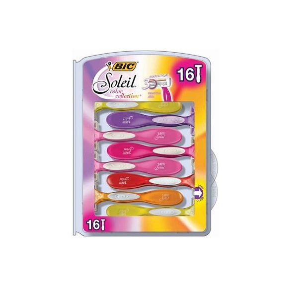 BIC Soleil Color Collection Razors (16 ct.)