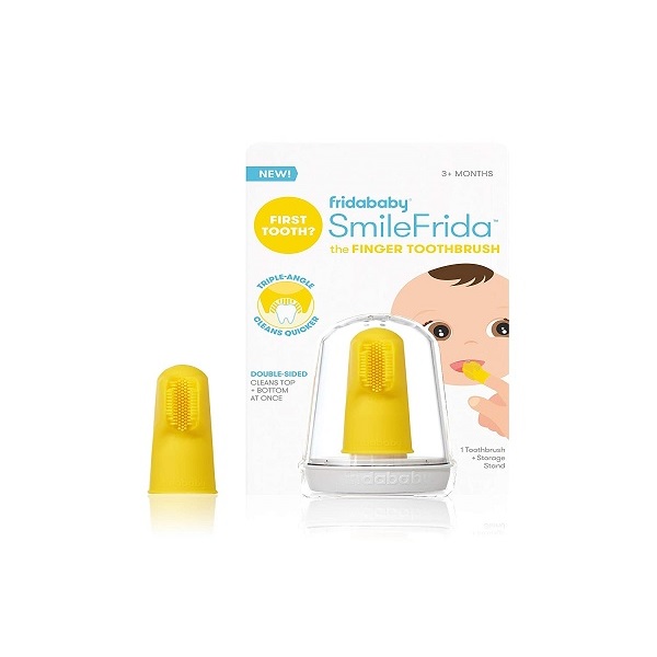 SmileFrida silicone finger toothbrush by Fridababy