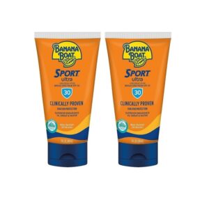 Banana Boat Sport Performance Sunscreen Lotion SPF 30, 3 Ounce (Pack of 2)