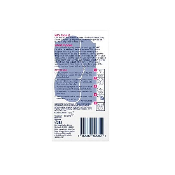 Biore Deep Cleansing Pore Strips - Image 6