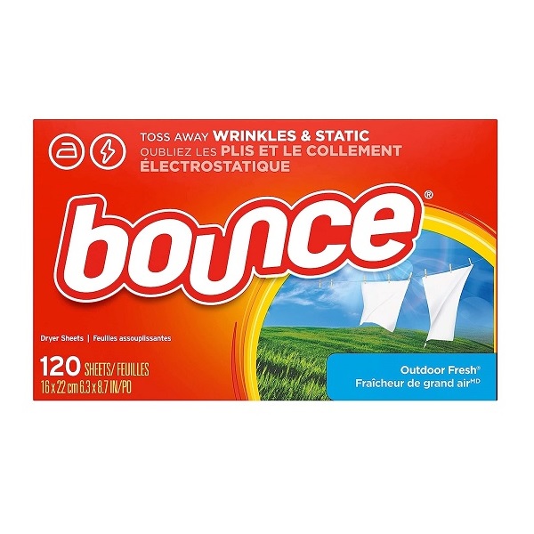 Bounce Outdoor Fresh Fabric Softener Sheets, 120 Count