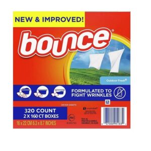Bounce Outdoor Fresh Sheets, 320 Count Box