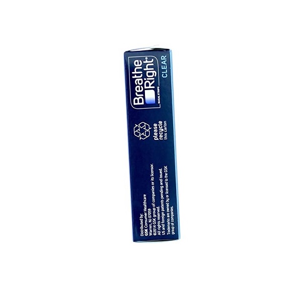 Breathe Right Nasal Strips Clear Large - 30 Strips - Image 3