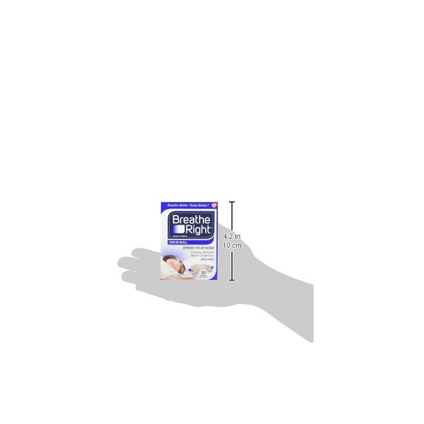 Breathe Right Nasal Strips, Small/Medium, Original Tan 30 strips - Image 3