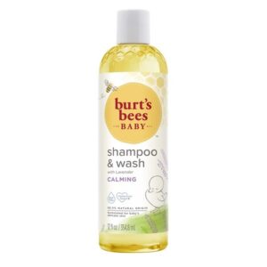 Burt's Bees Baby Bee Shampoo & Wash Calming, 12 Fl Oz (Yellow)