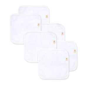 Burt’s Bees Baby 100% Organic Cotton Washcloths Set of 6, Cloud