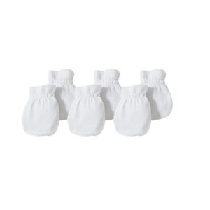 Burt’s Bees Baby Girls’ No-Scratch Mittens, 3 Pack, 100% Organic Cotton