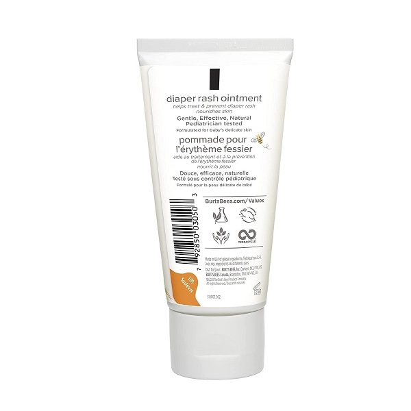 Burt's Bees Baby Bee 100% Natural Diaper Rash Ointment, 3 Ounces - Image 2
