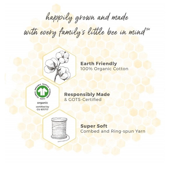 Burt's Bees Baby - Washcloths, Absorbent Knit Terry, Super Soft 100% Organic Cotton (A-Bee-C, 3-Pack) - Image 3