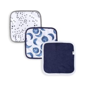 Burt’s Bees Baby Hello Moon organic cotton washcloths 3-pack