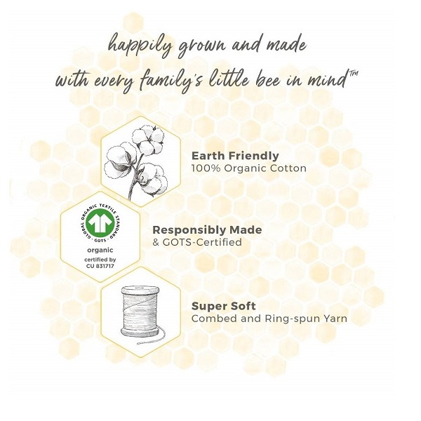 Burt's Bees Baby - Washcloths, Absorbent Knit Terry, Super Soft 100% Organic Cotton (Hello Moon!, 3-Pack) - Image 5