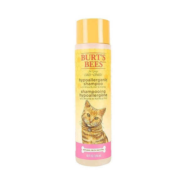 Burt's Bees Burt S Bees for Cats Hypoallergenic Shampoo with Shea Butter and Honey, 10 Ounces