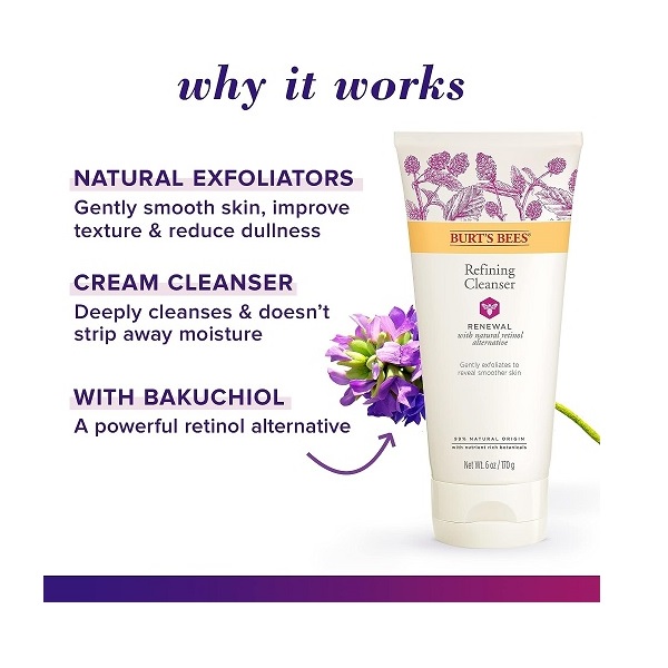 Burt's Bees Renewal Refining Cleanser, 6 oz - Image 3