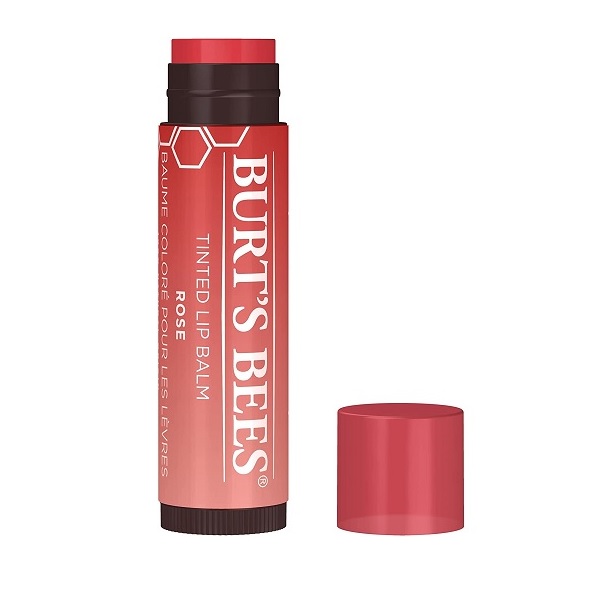 Burt's Bees Tinted Lip Balm - Rose 0.15 Ounce 2 Pcs