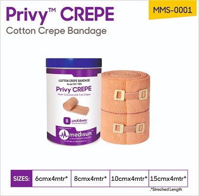 CREPE BANDAGE 6CM X 4MTR
