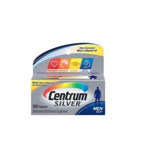 Centrum Silver Men's 50+ Multivitamin - 100 Tablets