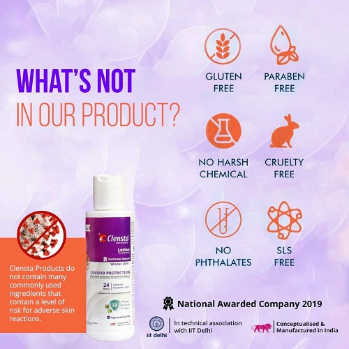 Clensta Covid Protection Lotion (100 ML) - Image 5