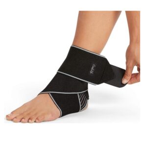 ComfiLife Ankle Brace for Men & Women – Adjustable Compression Ankle Support Wrap – Perfect Ankle Sleeve for Plantar Fasciitis, Achilles Tendon, Minor Sprains, Sports – Breathable, One Size Fits All