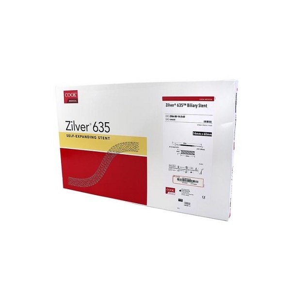 Cook Zilver 635 Biliary Self-Expanding Stent: 14.0 mm X 60.0 mm X 80 cm