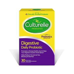 Culturelle Daily Probiotic Digestive Health Capsules 30 Count
