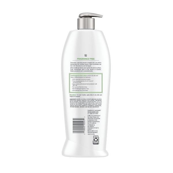 Curel Fragrance Free Lotion, 20 Ounce - Image 7