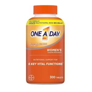 One A Day Women’s Under 50 multivitamin bottle 300 tablets