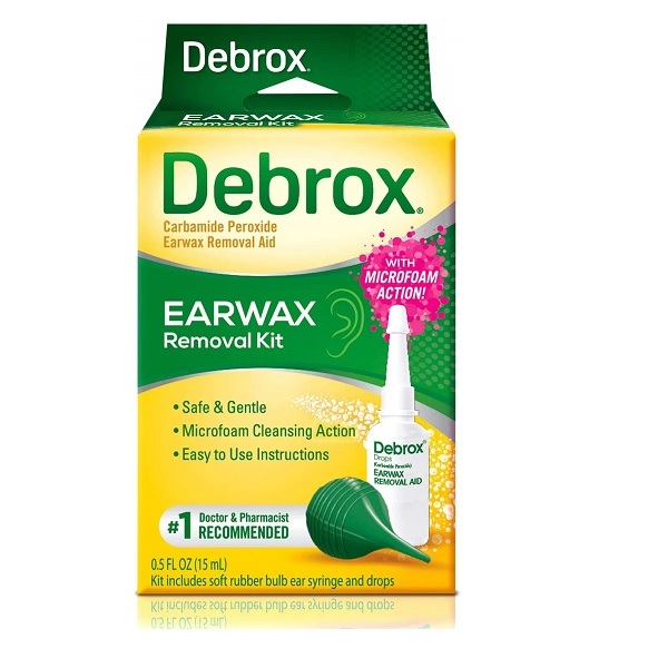Debrox Earwax Removal Aid Kit, 0.5 Fluid Ounce
